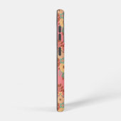 Modern Boho Floral Pink Samsung Galaxy Hülle (Rechte Seite)
