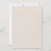 Modern Boho Folk Hochzeitseinladung Einladung (Rückseite)