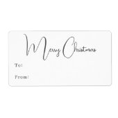 Modern Boho Frohe Weihnachten Rechteckiges Geschen (Vorne)