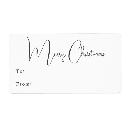 Modern Boho Frohe Weihnachten Rechteckiges Geschen (Vorne)