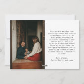 Modern Boho Frohe Weihnachten Zwei Foto (Rückseite)