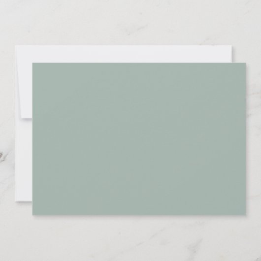 Modern Boho Geometric Abstrakt Green Gray Taupe Einladung (Rückseite)