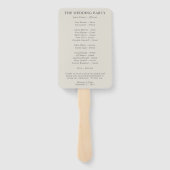 Modern Boho Geometric Abstrakt Green Gray Taupe Pr Fächer (Rückseite)