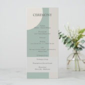 Modern Boho Geometric Abstrakt Green Gray Taupe Programm (Stehend Vorderseite)