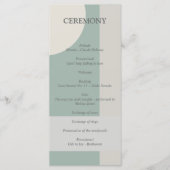 Modern Boho Geometric Abstrakt Green Gray Taupe Programm (Vorderseite)