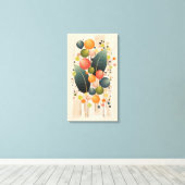 Modern Boho & Geometric Leinwanddruck (Insitu (Holzboden))