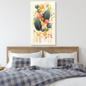 Modern Boho & Geometric Leinwanddruck (Insitu (Schlafzimmer))