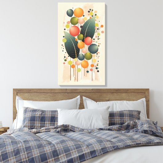 Modern Boho & Geometric Leinwanddruck (Insitu (Schlafzimmer))