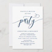 Modern Boho glücklich je nach Empfang Party Einladung (Vorderseite)