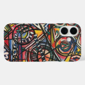 Modern Boho-Hand Painted Abstract Art Case-Mate iPhone Hülle (Rückseite (Horizontal))