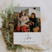 Modern Boho Joy Vertical Foto Weihnachten