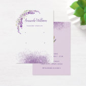 Modern Boho lavender blumenohrkarton (Schreibtisch)