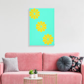 Modern Boho Leinwanddruck (Insitu (Wohnzimmer))