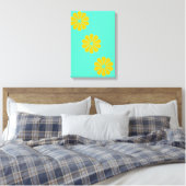 Modern Boho Leinwanddruck (Insitu (Schlafzimmer))