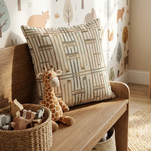 Modern Boho Linear Geometric ID1276 Kissen