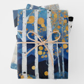Modern Boho Mountain Aspen Geschenkpapier Set (Beispiel)