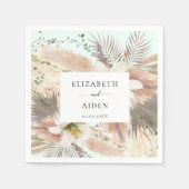 Modern Boho Napkins Serviette (Vorderseite)