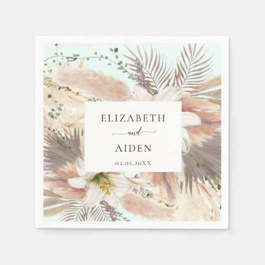 Modern Boho Napkins Serviette (Vorderseite)