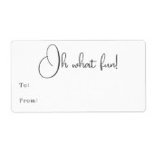 Modern Boho Oh, was Spaß rechteckiges Geschenk (Vorne)