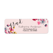 Modern Boho Pink Abschluss (Vorne)