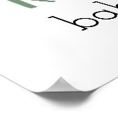 Modern Boho Rainbow Baby Dusche Begrüßungszeichen Poster (Ecke)