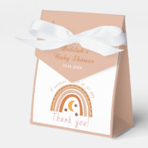 Modern Boho Rainbow Baby Dusche Vielen Dank