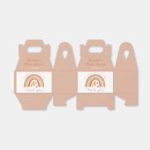 Modern Boho Rainbow Baby Dusche Vielen Dank Geschenkschachtel (Ungefaltet)