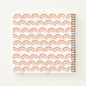 Modern Boho Rainbow Personalisiert Binder, kundens Notizblock (Rückseite)