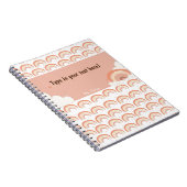 Modern Boho Rainbow Personalisiert Binder, kundens Notizblock (Rechte Seite)