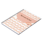 Modern Boho Rainbow Personalisiert Binder, kundens Notizblock (Linke Seite)