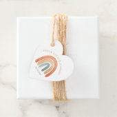 Modern Boho Rainbow Vielen Dank Baby Dusche Geschenkanhänger (Beispiel)