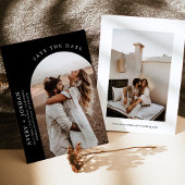 Modern Boho Save the Date | Foto Minimalistische K Einladung