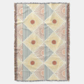 Modern Boho Sun Cotton Fringe Throw Blanket Decke (Vorderseite Vertikal)