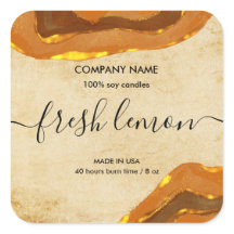 Modern Boho Terracotta Agate Burnt Orange