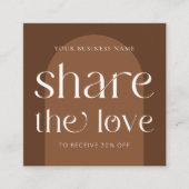 Modern Boho Terracotta auf dem Monte Tamaro Empfehlungskarte (Vorderseite)