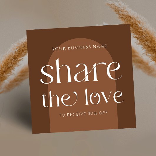 Modern Boho Terracotta auf dem Monte Tamaro Empfehlungskarte