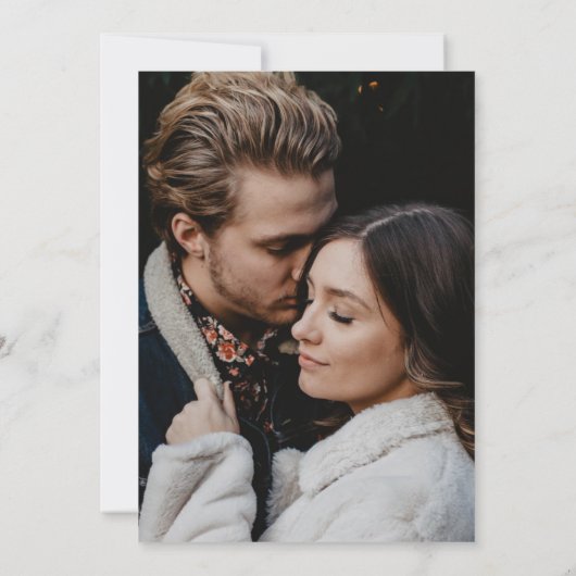 Modern Boho Terracotta Fall Pumpkin Herbsthochzeit Einladung (Rückseite)