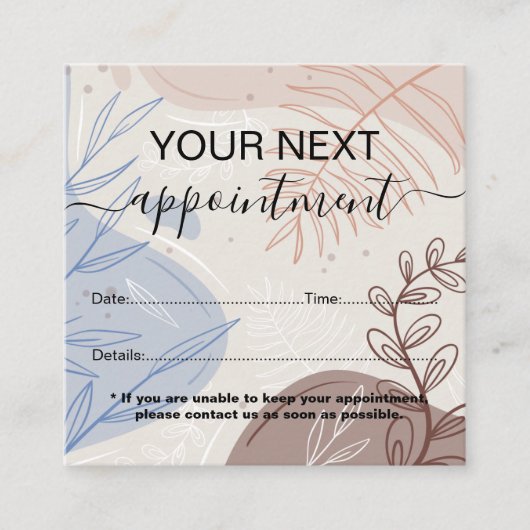 Modern boho Tropical Monstera Terminkarte (Vorderseite)