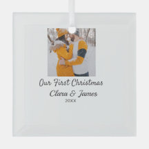 Modern boho unser erstes Weihnachts-Foto