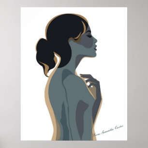 Modern Boho Wand Ristorante La Lanchetta Ristorant Poster