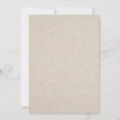 Modern Boho Watercolor Weihnachten-Party Einladung (Rückseite)