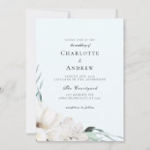 Modern Boho Wedding Einladung (Vorderseite)