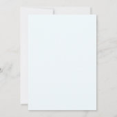Modern Boho Wedding Einladung (Rückseite)