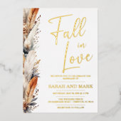 Modern Boho Wedding Einladung | Real (Vorderseite)