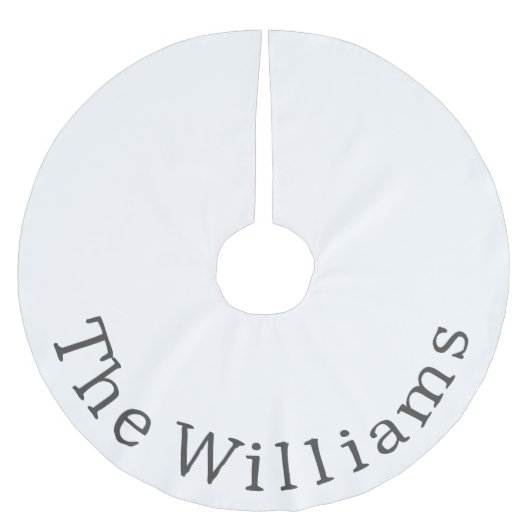 Modern Boho Weihnachten mit dem Namen Tree Skirt Polyester Weihnachtsbaumdecke (Vorderseite)