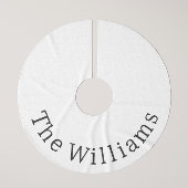 Modern Boho Weihnachten mit dem Namen Tree Skirt Polyester Weihnachtsbaumdecke