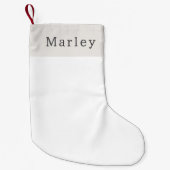 Modern Boho Weihnachten mit Namen Kleiner Weihnachtsstrumpf (Vorderseite)