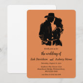 Modern boho western wedding invitations einladung (Vorne/Hinten)