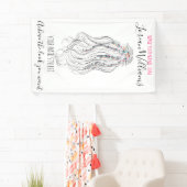 Modern Boho Wildblume Bridal Hair Stylist Floral Banner (Insitu)