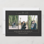 Modern Boho Wüste | 3 Foto Save-the-Date Save The Date (Vorderseite)